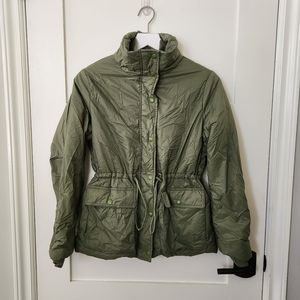 J. Crew Olive Green Puffer Jacket